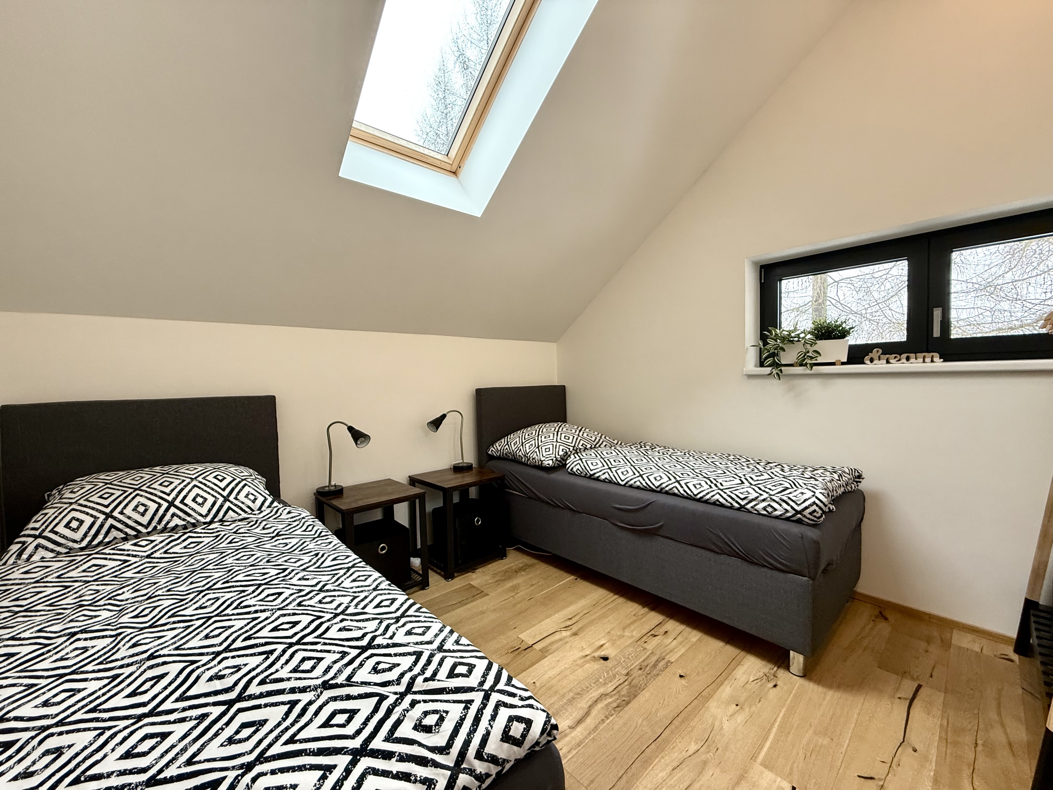 Druhá ložnice s oddělenými lůžky